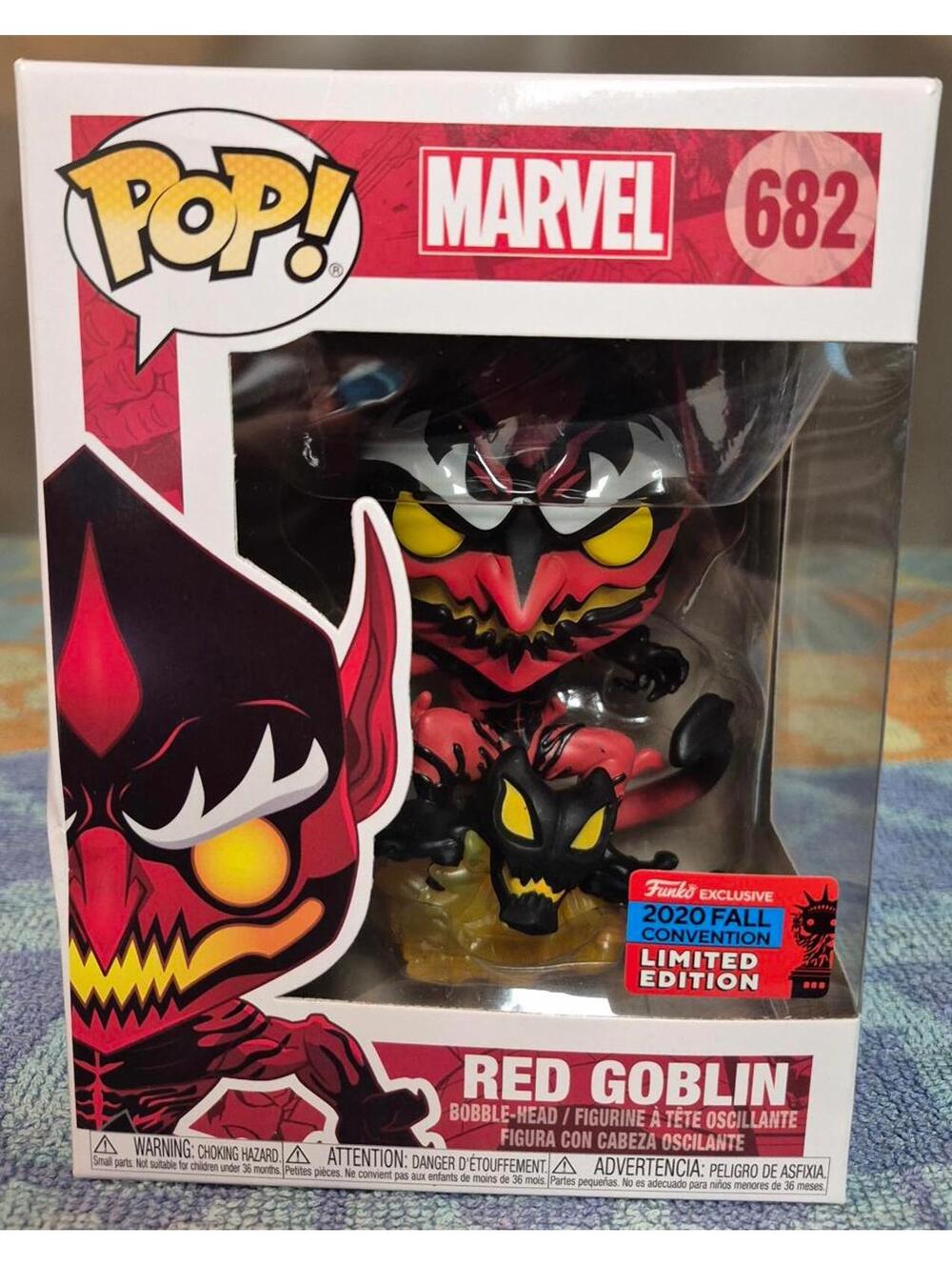 Funko Pop! Marvel Red Goblin Bobblehead Figure #682
